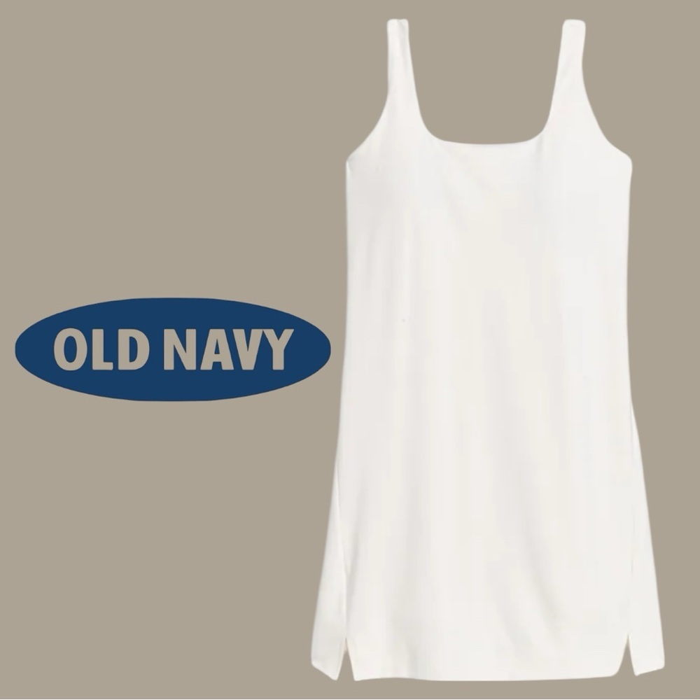 Old Navy PowerSoft Athletic Dress 3X NWT White